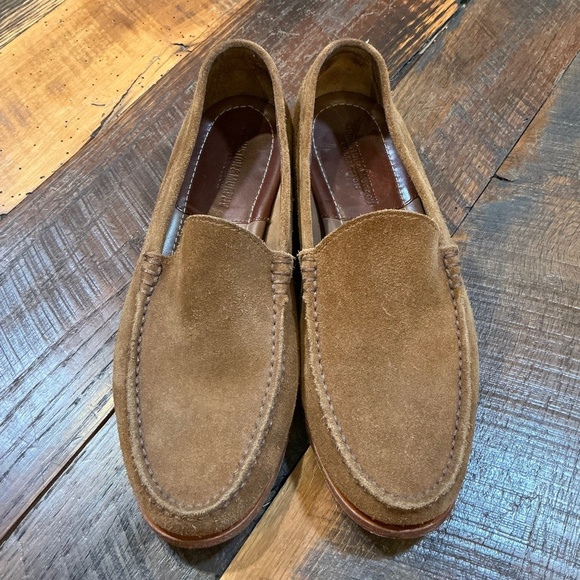 Men\'s Suede Slip-On Loafers in Tan